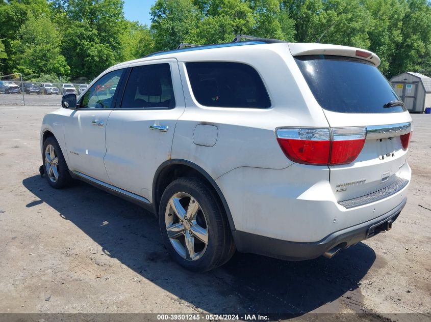 2011 Dodge Durango Citadel VIN: 1D4SE5GT7BC648625 Lot: 39501245