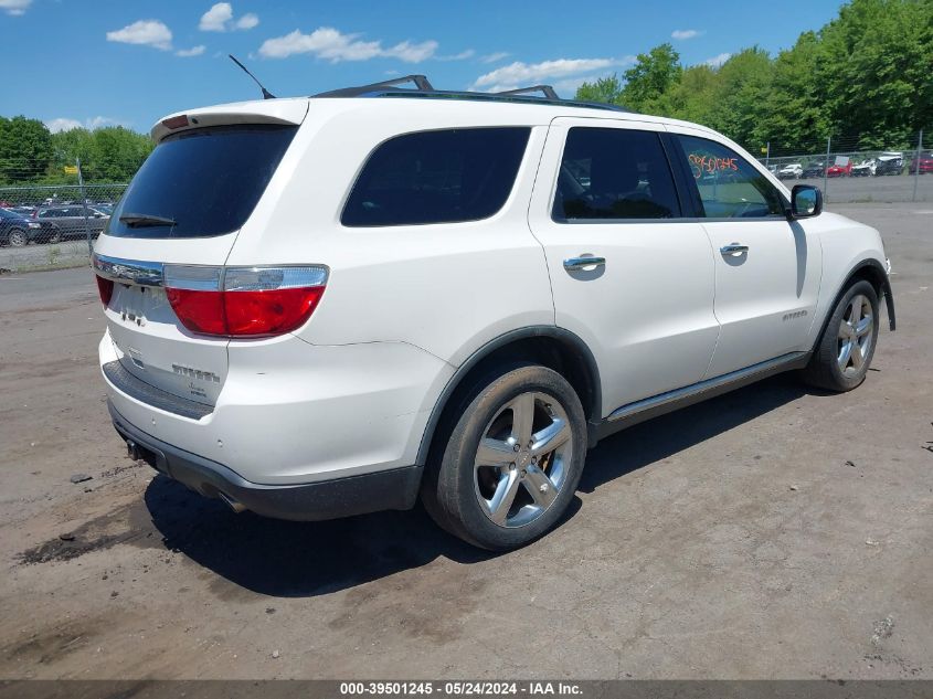 2011 Dodge Durango Citadel VIN: 1D4SE5GT7BC648625 Lot: 39501245