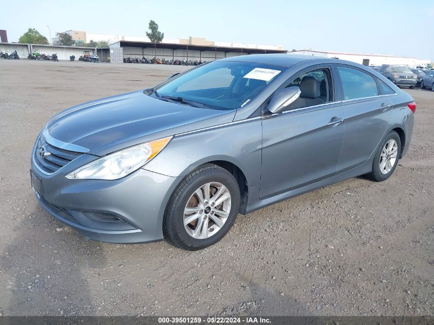 2014 Hyundai Sonata Gls VIN: 5NPEB4AC2EH928211 Lot: 39501259