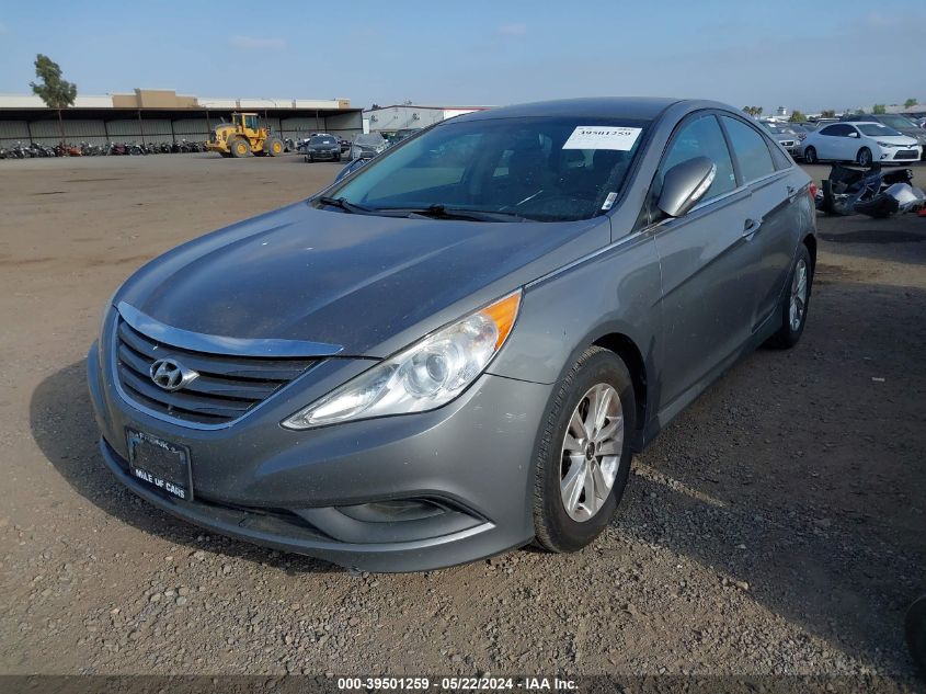 2014 Hyundai Sonata Gls VIN: 5NPEB4AC2EH928211 Lot: 39501259