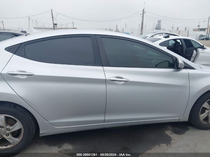 2015 Hyundai Elantra Se VIN: KMHDH4AE1FU264529 Lot: 39501261