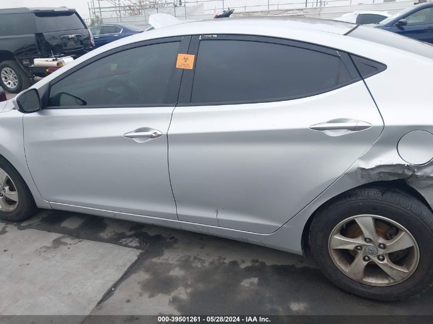 2015 Hyundai Elantra Se VIN: KMHDH4AE1FU264529 Lot: 39501261