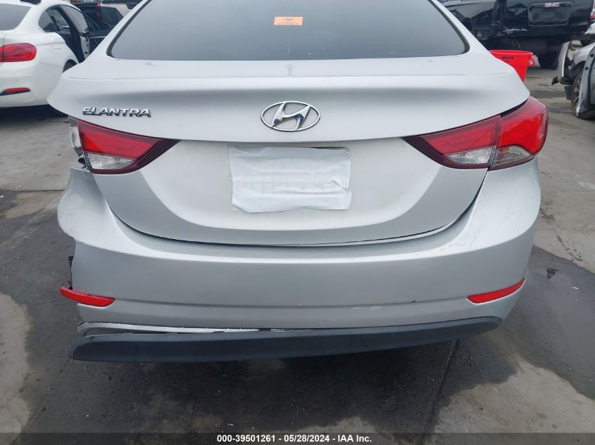 2015 Hyundai Elantra Se VIN: KMHDH4AE1FU264529 Lot: 39501261