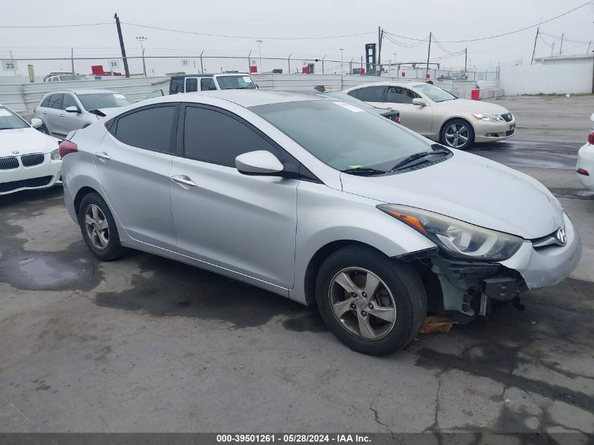 2015 Hyundai Elantra Se VIN: KMHDH4AE1FU264529 Lot: 39501261