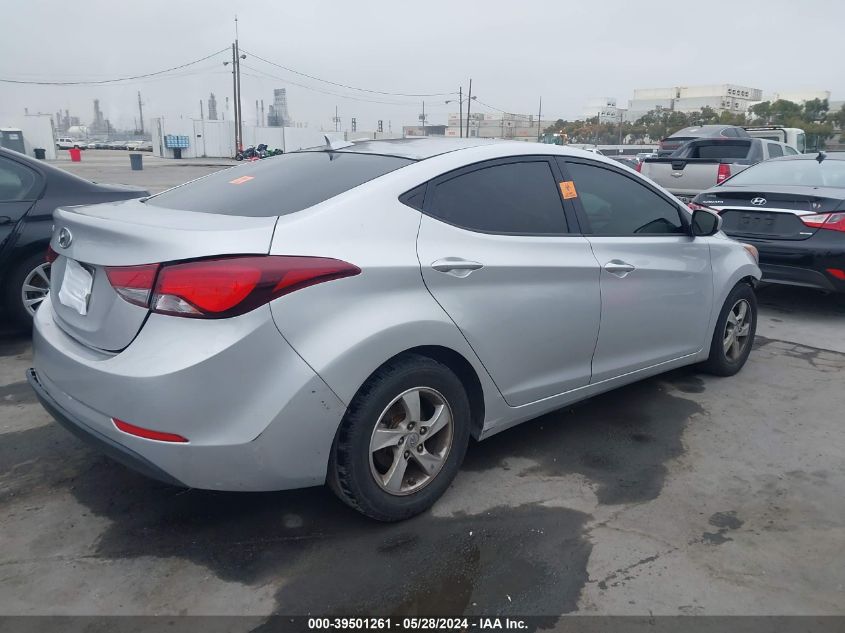 2015 Hyundai Elantra Se VIN: KMHDH4AE1FU264529 Lot: 39501261