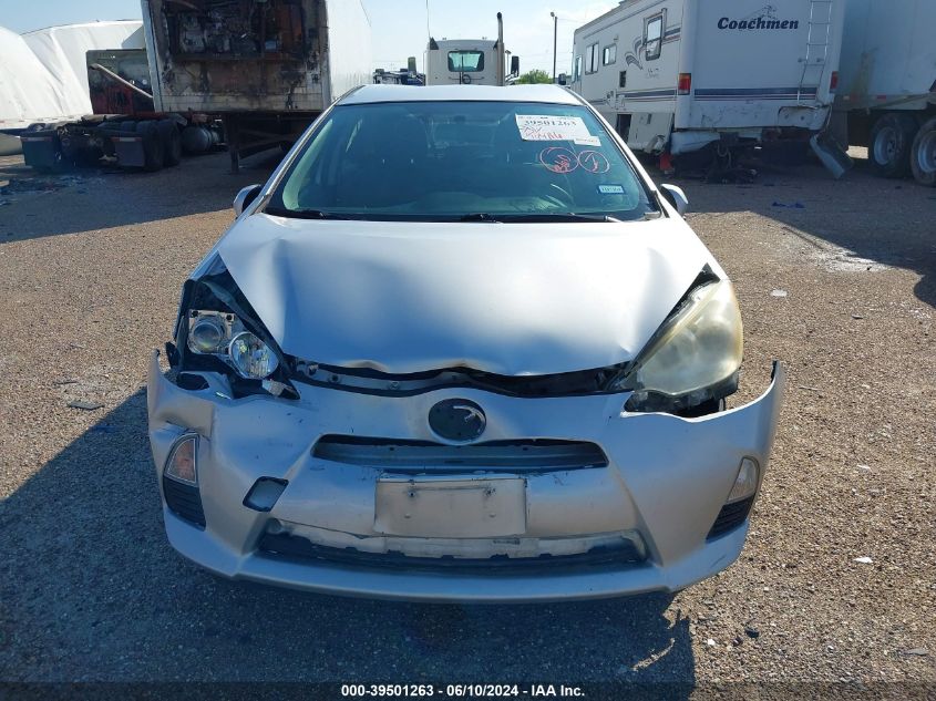 2012 Toyota Prius C Three VIN: JTDKDTB33C1020263 Lot: 39501263