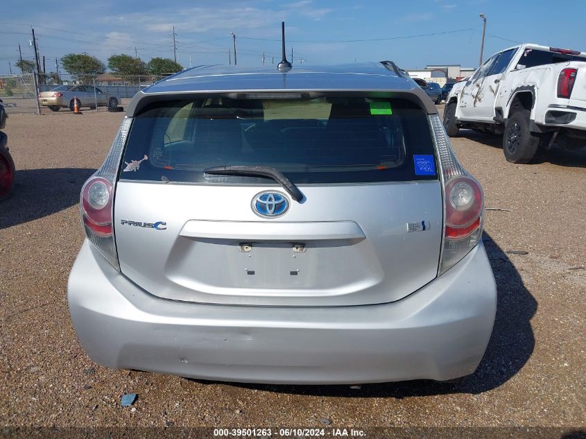 2012 Toyota Prius C Three VIN: JTDKDTB33C1020263 Lot: 39501263