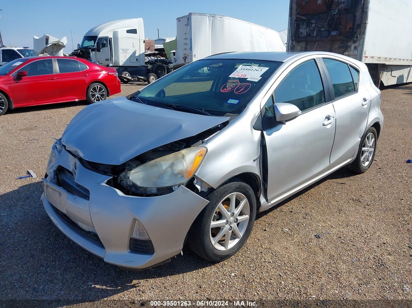 2012 Toyota Prius C Three VIN: JTDKDTB33C1020263 Lot: 39501263