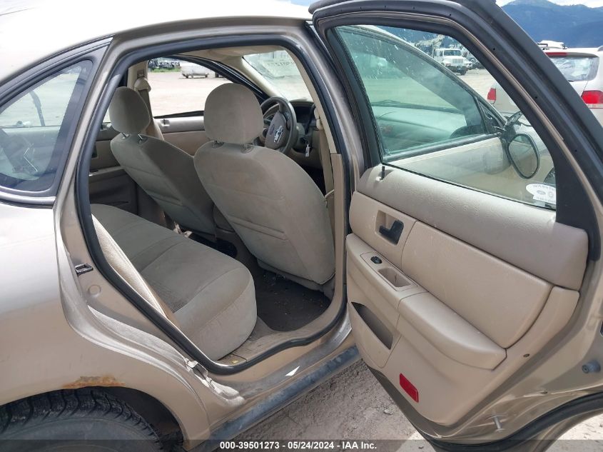 2006 Ford Taurus Se VIN: 1FAFP53U86A152490 Lot: 39501273