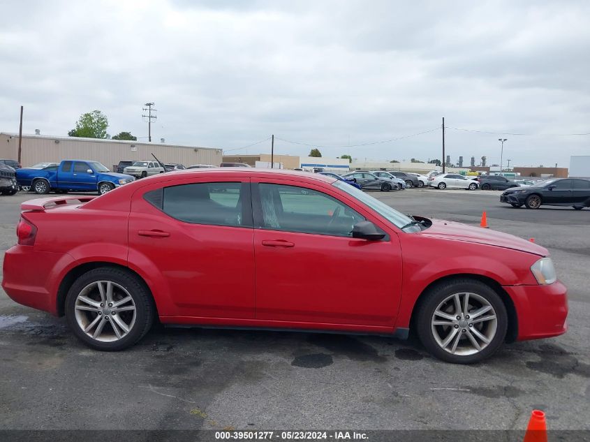 2014 Dodge Avenger Se VIN: 1C3CDZAB1EN148937 Lot: 39501277