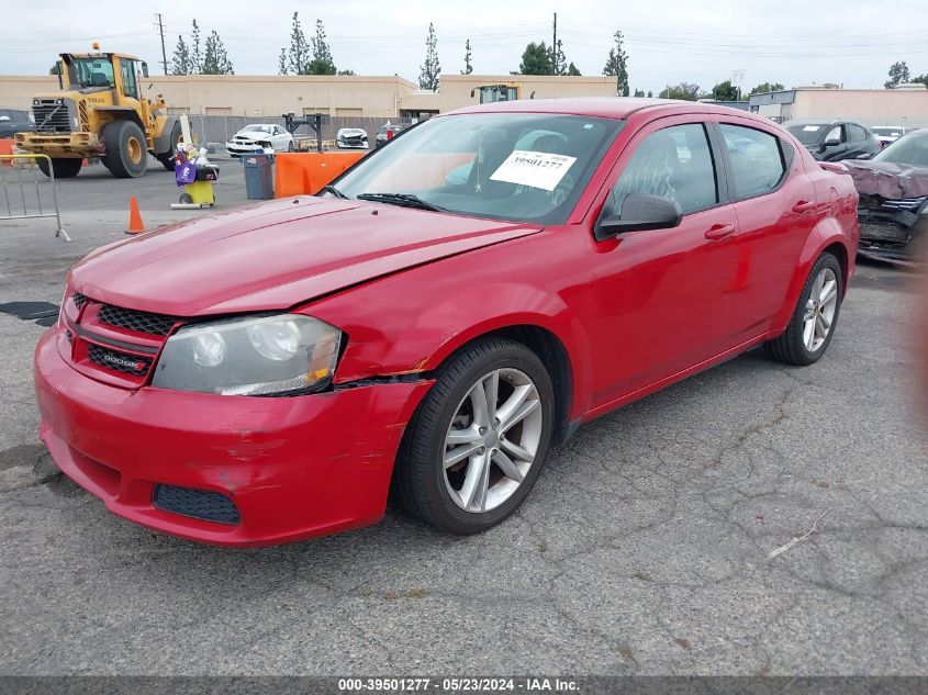 2014 Dodge Avenger Se VIN: 1C3CDZAB1EN148937 Lot: 39501277