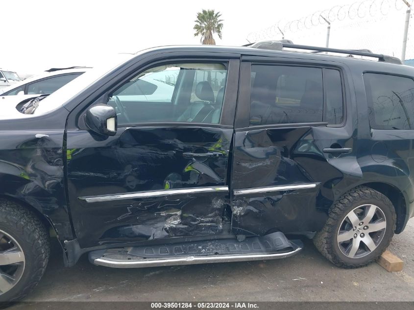 2012 Honda Pilot Touring VIN: 5FNYF4H94CB050451 Lot: 39501284