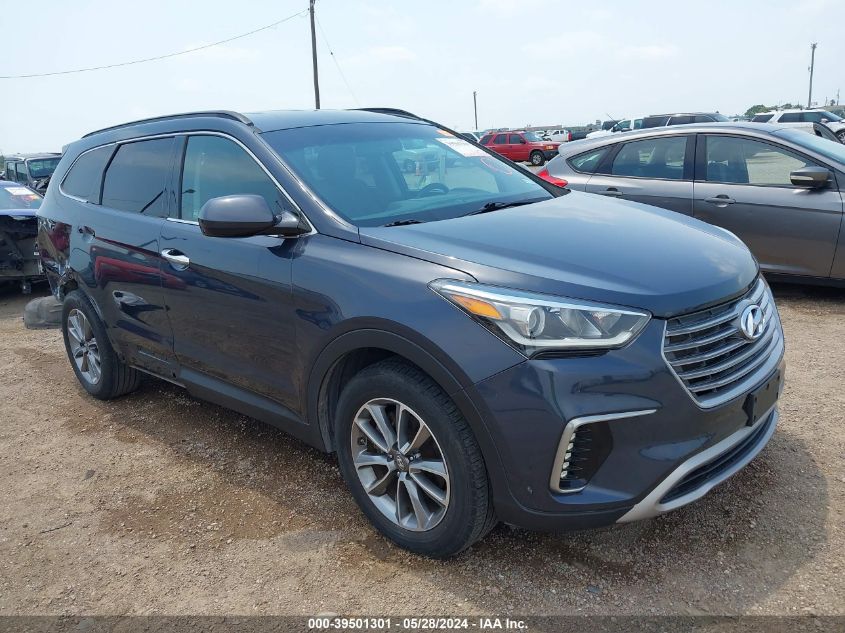 2017 HYUNDAI SANTA FE SE - KM8SM4HF7HU175973