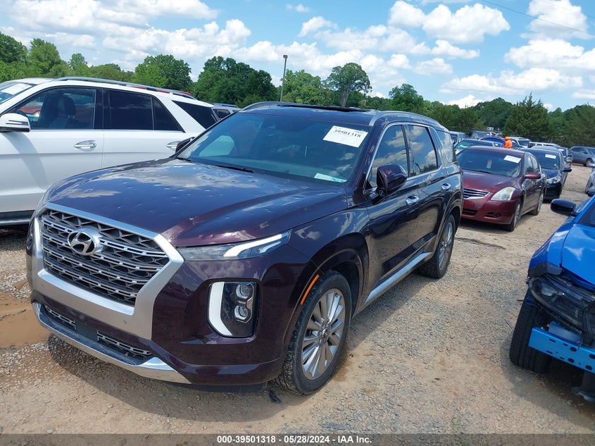2020 Hyundai Palisade Limited VIN: KM8R54HE1LU141460 Lot: 39501318