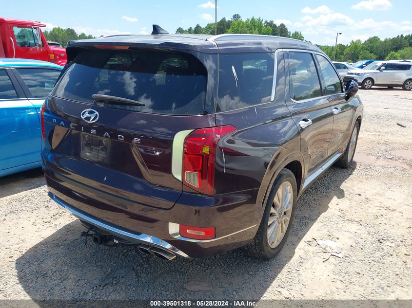 2020 Hyundai Palisade Limited VIN: KM8R54HE1LU141460 Lot: 39501318