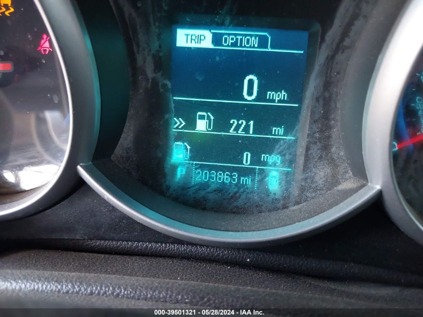 2013 Chevrolet Cruze 1Lt Auto VIN: 1G1PC5SBXD7233469 Lot: 39501321