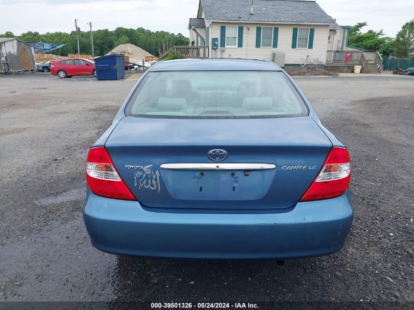 2003 Toyota Camry Le VIN: 4T1BE32K23U786693 Lot: 39501326