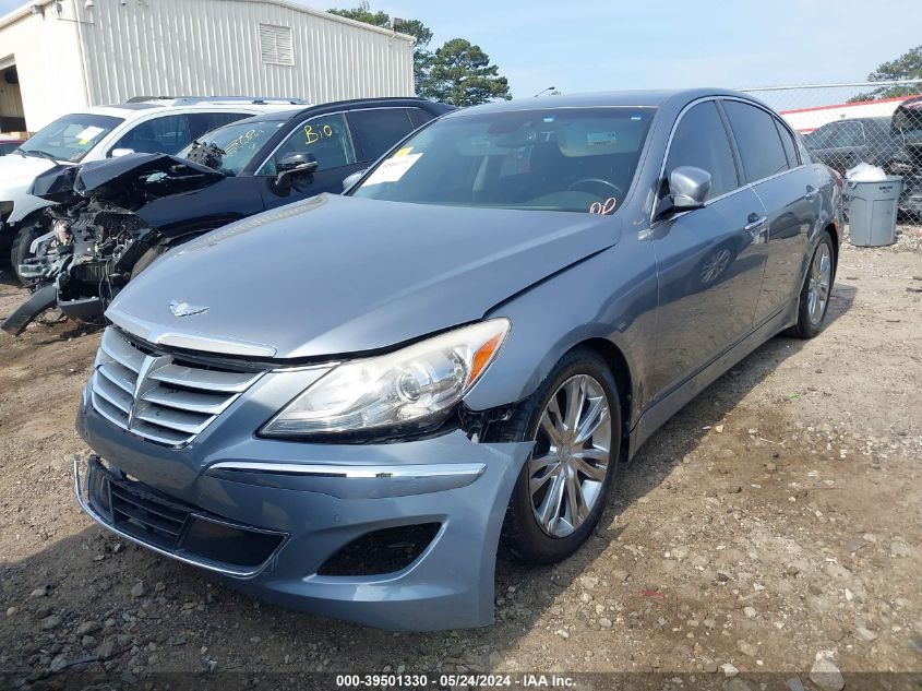 2014 Hyundai Genesis 3.8 VIN: KMHGC4DD3EU262181 Lot: 39501330