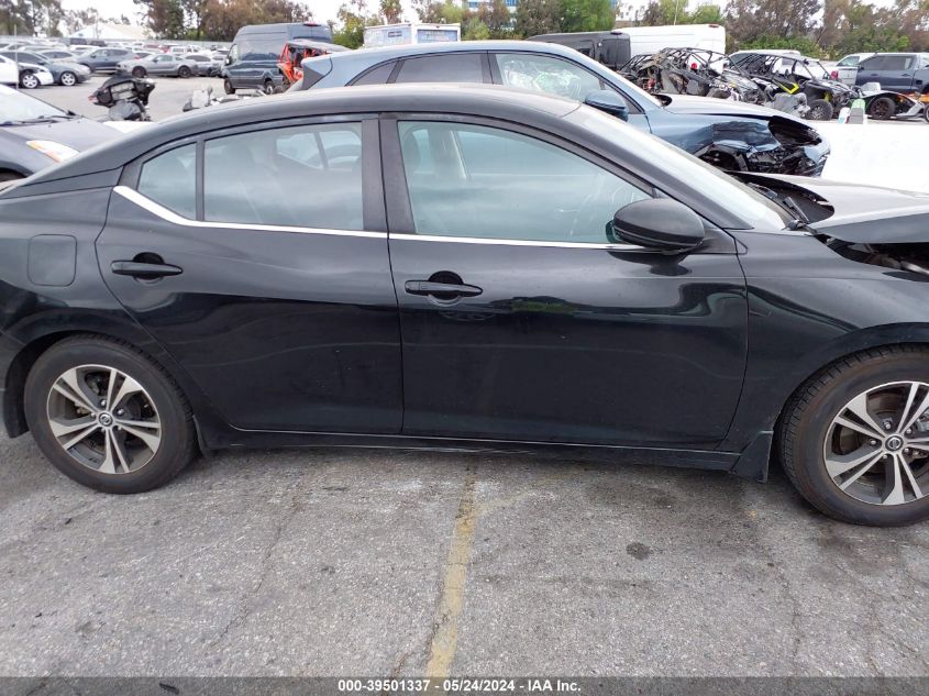 2020 Nissan Sentra Sv Xtronic Cvt VIN: 3N1AB8CVXLY217427 Lot: 39501337