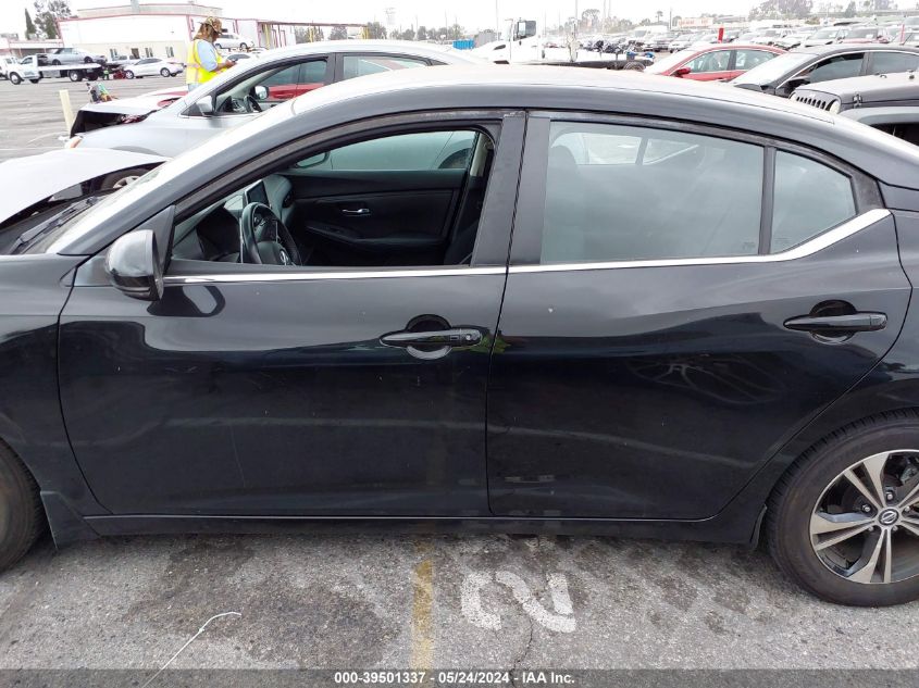 2020 Nissan Sentra Sv Xtronic Cvt VIN: 3N1AB8CVXLY217427 Lot: 39501337