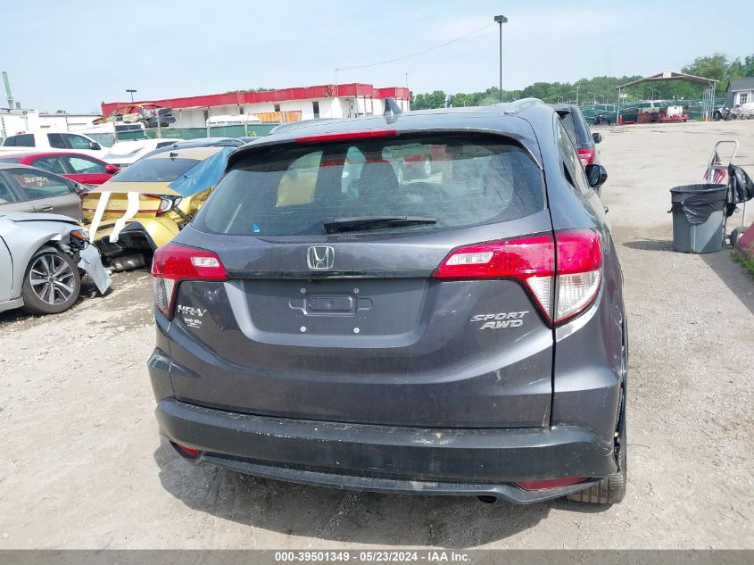 2020 Honda Hr-V Awd Sport VIN: 3CZRU6H11LM723119 Lot: 39501349