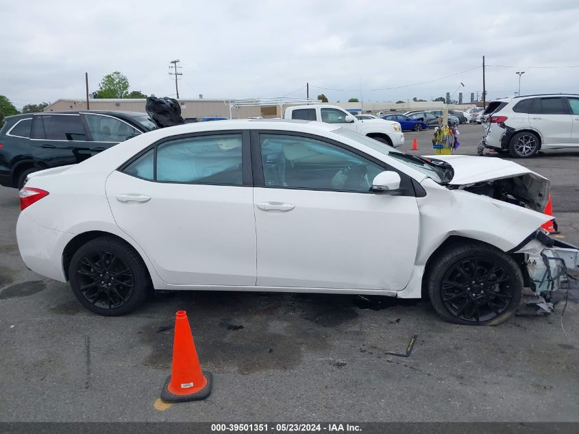 2016 Toyota Corolla S W/Special Edition Pkg VIN: 2T1BURHE5GC484619 Lot: 39501351