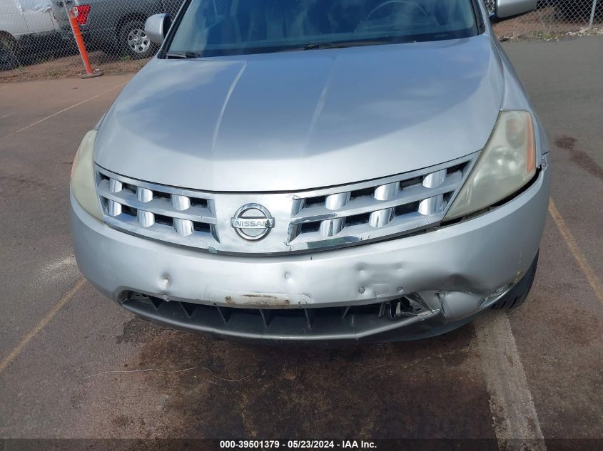 2004 Nissan Murano Sl VIN: JN8AZ08T94W213514 Lot: 39501379