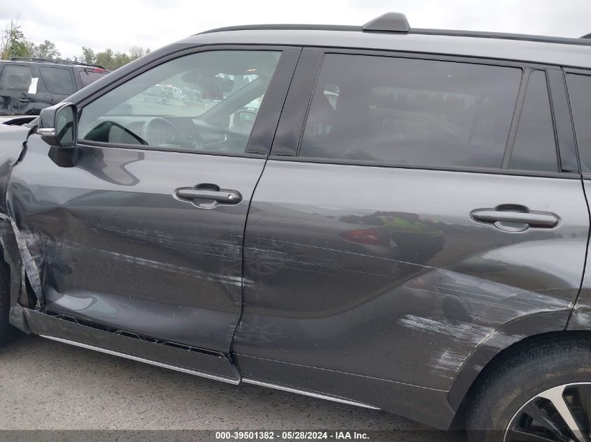 2022 TOYOTA HIGHLANDER XSE - 5TDLZRBHXNS241711