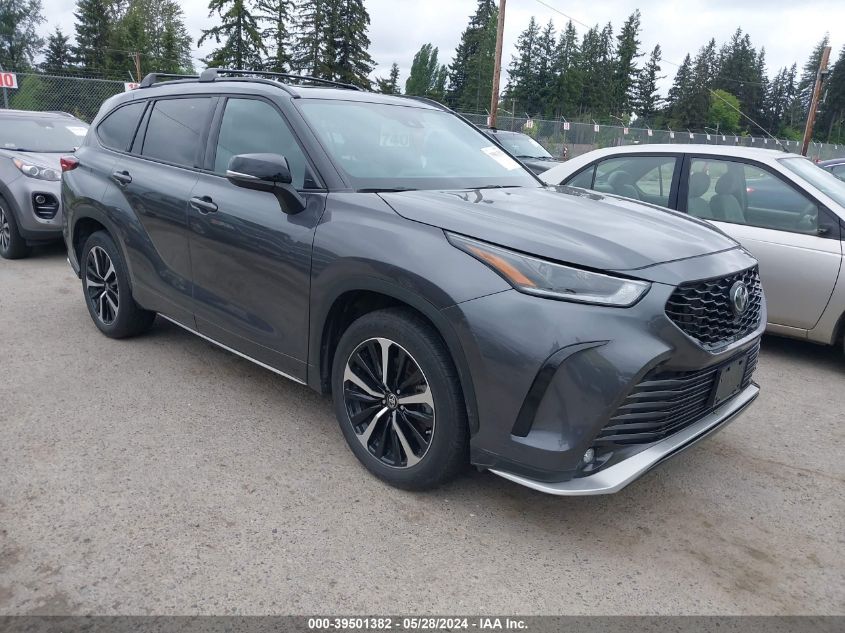 2022 TOYOTA HIGHLANDER XSE - 5TDLZRBHXNS241711