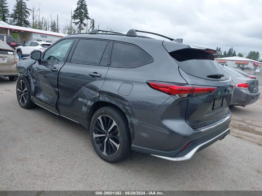 2022 Toyota Highlander Xse VIN: 5TDLZRBHXNS241711 Lot: 39501382