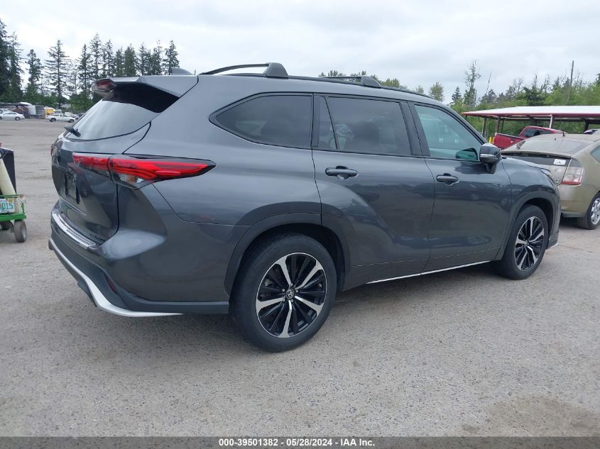 2022 TOYOTA HIGHLANDER XSE - 5TDLZRBHXNS241711