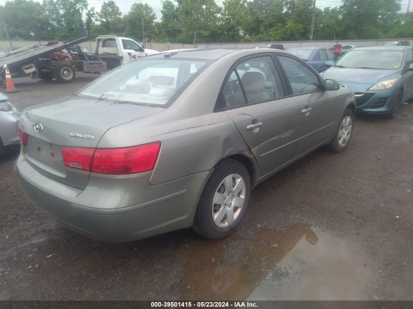 2009 Hyundai Sonata Gls VIN: 5NPET46C89H416836 Lot: 39501415