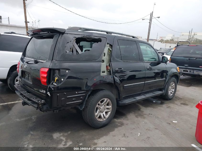 2004 Toyota Sequoia Limited V8 VIN: 5TDZT38A74S233292 Lot: 39501417