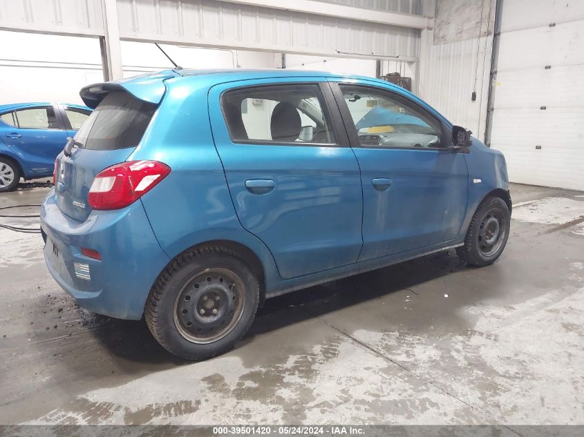 VIN ML32A3HJ8HH019772 2017 Mitsubishi Mirage, ES no.4