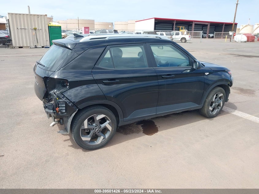 2022 Hyundai Venue Sel VIN: KMHRC8A38NU135714 Lot: 39501426