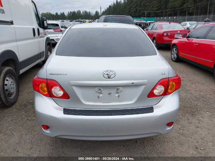 2010 Toyota Corolla Le VIN: 1NXBU4EE1AZ167112 Lot: 39501451