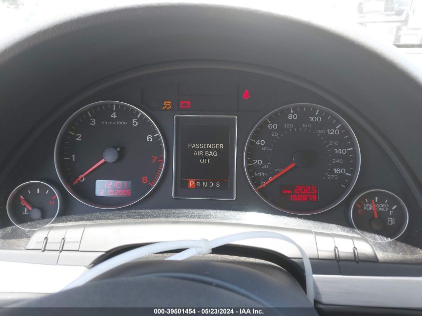 2006 Audi A4 2.0T VIN: WAUBF78E76A168556 Lot: 39501454