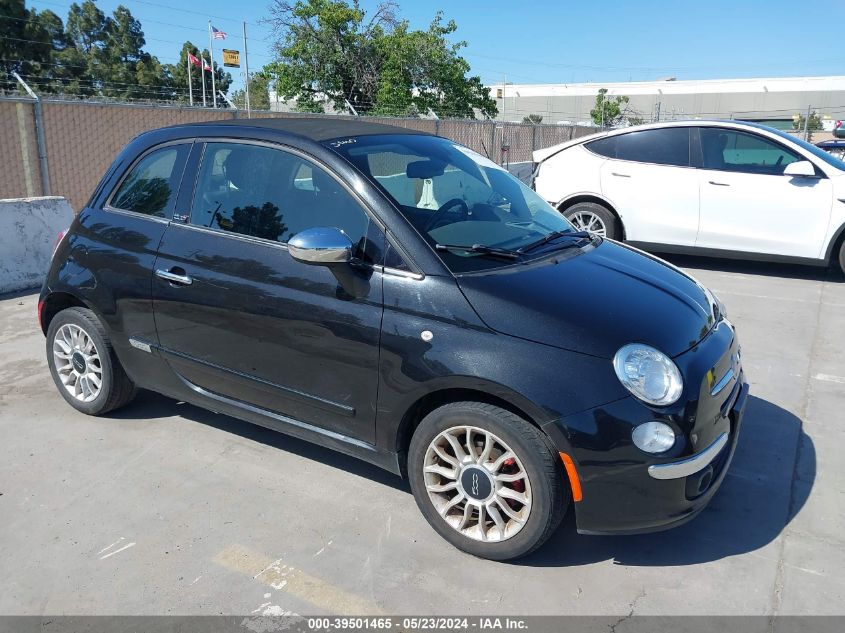 2012 Fiat 500C Lounge VIN: 3C3CFFER4CT370109 Lot: 39501465