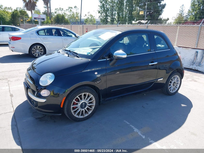 2012 Fiat 500C Lounge VIN: 3C3CFFER4CT370109 Lot: 39501465