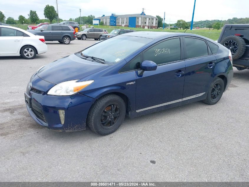 2012 Toyota Prius Two VIN: JTDKN3DU9C1539580 Lot: 39501471