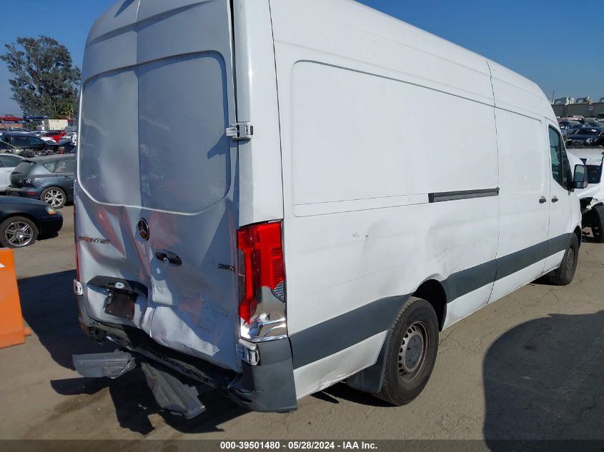 2022 Mercedes-Benz Sprinter 2500 High Roof V6 VIN: W1Y4ECHY1NT109065 Lot: 39501480