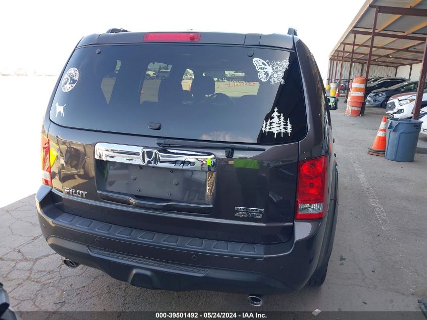 2013 Honda Pilot Touring VIN: 5FNYF4H9XDB032103 Lot: 39501492