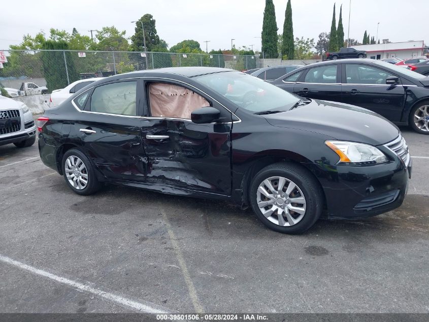 2015 Nissan Sentra Sv VIN: 3N1AB7AP2FY217019 Lot: 39501506