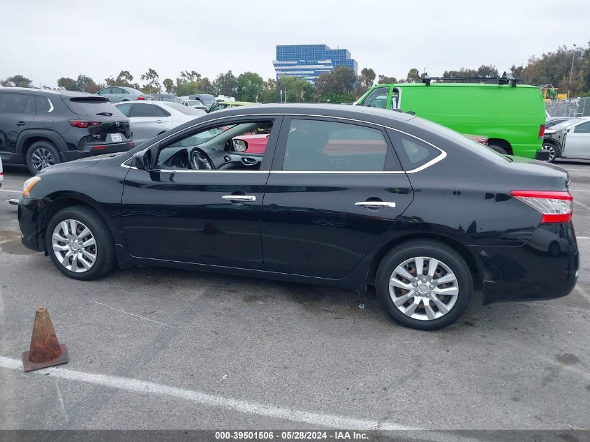 2015 Nissan Sentra Sv VIN: 3N1AB7AP2FY217019 Lot: 39501506