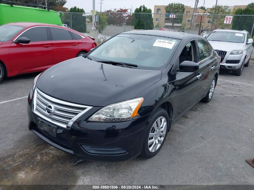 2015 Nissan Sentra Sv VIN: 3N1AB7AP2FY217019 Lot: 39501506