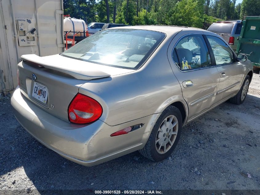 2000 Nissan Maxima Gle/Gxe/Se VIN: JN1CA31D6YT749587 Lot: 39501528