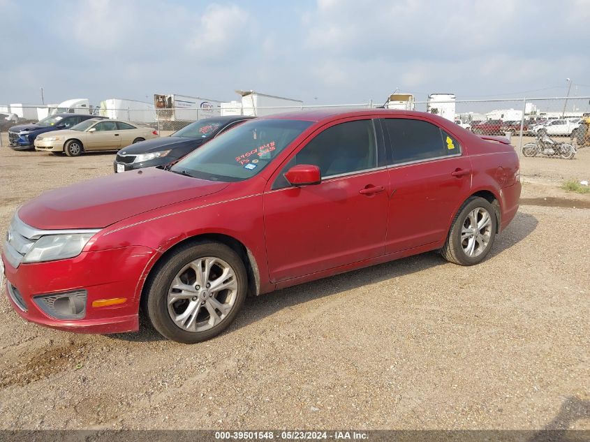 2012 Ford Fusion Se VIN: 3FAHP0HA0CR167562 Lot: 40324084