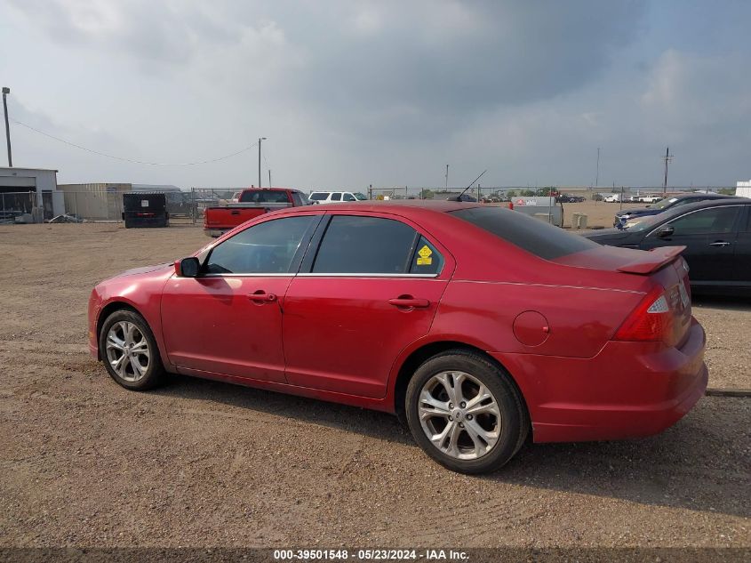 2012 Ford Fusion Se VIN: 3FAHP0HA0CR167562 Lot: 40324084