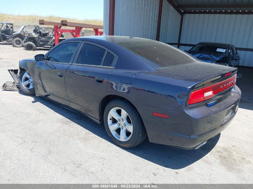 2012 Dodge Charger Se VIN: 2C3CDXBGXCH276498 Lot: 39501549