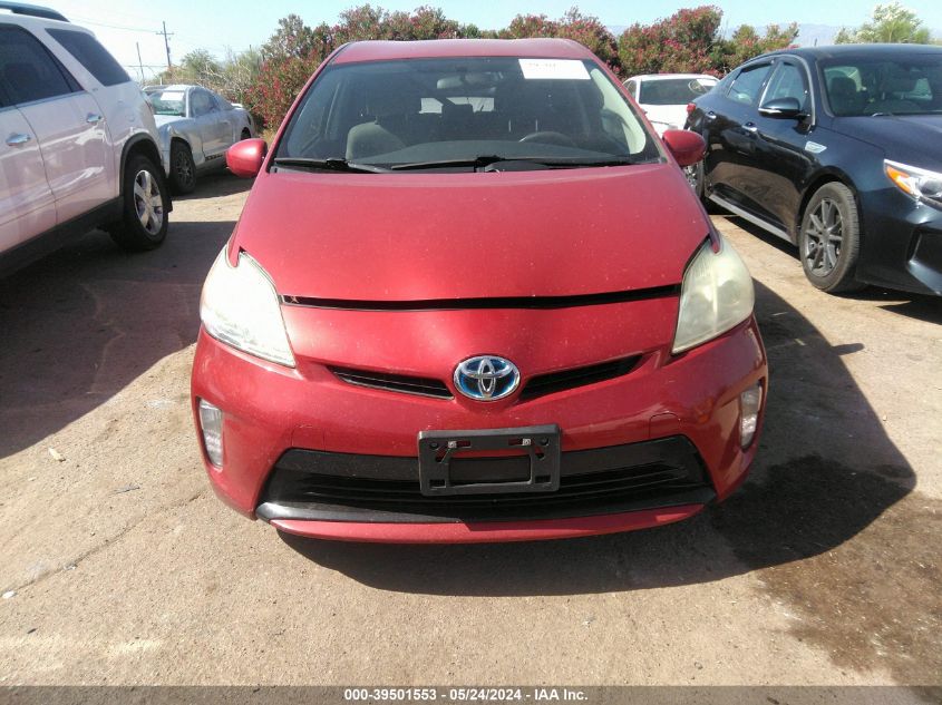 2014 Toyota Prius Two VIN: JTDKN3DU3E1744671 Lot: 39501553